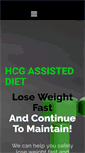 Mobile Screenshot of hcgassisteddiet.com